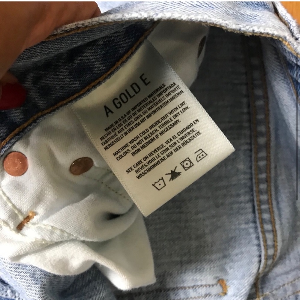 AGOLDE Jamie High-Rise Shorts - Picture 3 of 7